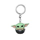Funko Pop! Keychain: Star Wars: The Mandalorian S9 - Grogu (The Child, Baby Yoda) - Minifigura de Vinilo Coleccionable Llavero Original - Relleno de Calcetines - Idea de Regalo- Mercancia Oficial