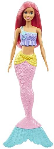 Barbie Dreamtopia Muñeca Sirena con Pelo Rosa (Mattel GGC09)