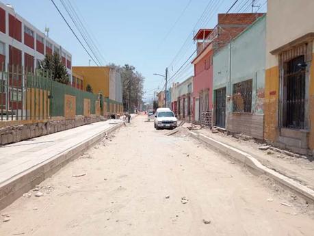 Avanzan las obras de rehabilitación en el Barrio de San Miguelito