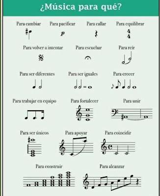 La música es vida.