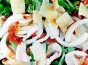 Ensalada berros champiñones