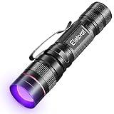 Eletorot Linterna Ultravioleta Luz Ultravioleta 395nm Linterna UV para Resina, 3 Modos Luz Negra Flashlight para Detectar Manchas de Orina y de Mascota, Detectar Billetes Falsos
