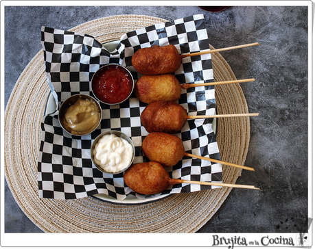 Mini Corn Dogs estilo americano