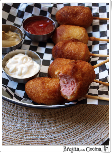 Mini Corn Dogs estilo americano