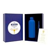 Didart Handmade Pack Regalo Comunión niño. Regalos originales para niños. Recuerdo primera comunion niño. Ideas regalos comunión. Botella y bolígrafo de Comunión.