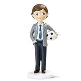 Mopec Y651 Figura de Comunión niño con Pelota de fútbol, 47L x 47W x 165H milímetros