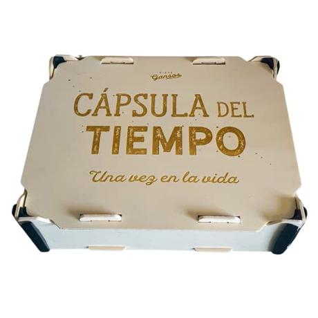 7GANSOS CAPSULA DEL TIEMPO Regalo comunión o cumpleaños para niños y niñas de 8 a 11 años. Gymkana infantil para guardar sus ideas para el futuro. Handmade.