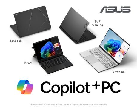 Una potente laptop lidera el completo portafolio de PCs Copilot+ potenciados por IA de ASUS en Computex 2024 2024-Computex_PC lineup_1.