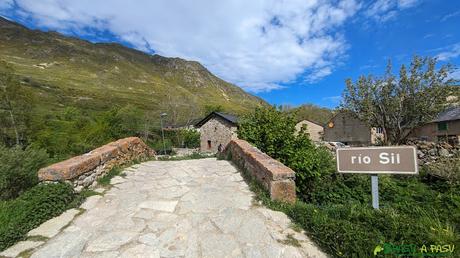 Puente sobre el Río Sil, en La Cueta