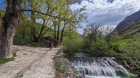 Río Sil a su entrada en La Cueta