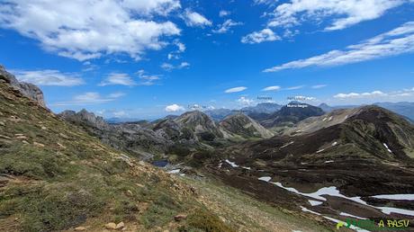 Subiendo la ladera final de Peña Orniz
