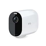 Arlo Essential XL Camara Vigilancia WiFi Exterior 1080p HD, Camara Vigilancia WiFi Interior, Sensor de Movimiento, Alarmas Para Casa, Prueba Arlo Secure Incluida, Visión Nocturna, 1 Cámara, Blanca