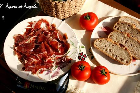 torrijas de jamón ibérico,aperitivos Torrijas de jamón ibérico El Ágora de Ángeles