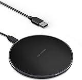 Cargador Inalámbrico Rápido, 15W QI Wireless Charger para iPhone 11/12/13/XS MAX/XR/X/8, Galaxy S20/20+/20 Ultra, Samsung Note 20, Huawei P40 Pro/P30 Pro etc