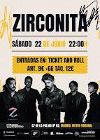 Concierto de Zirconita en el Café la Palma de Madrid