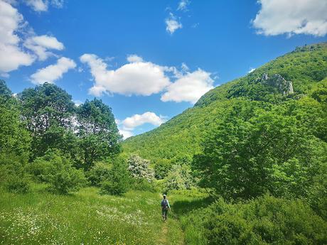 Foz de Meleros y Pico la Silla desde Geras