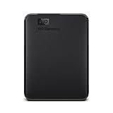 WD 5 TB Elements Disco duro externo portátil con USB 3.0, color negro
