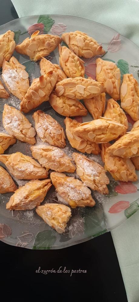 Galletas con Crema pastelera y Naranja sin gluten