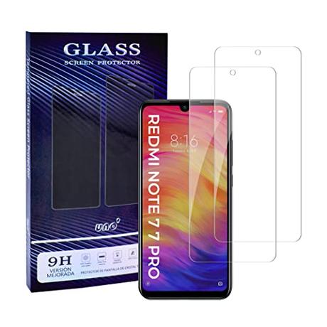 UNO' Protector pantalla cristal templado 2 Unidades compatible con Xiaomi Redmi Note 7, Redmi Note 7 Pro,Note 8 / Note 8 2021, Vidrio Templado Ultra Resistent Sin Burbujas, 9H, Antiarañazos.