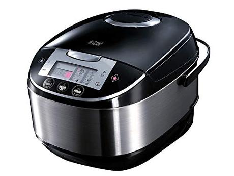 Russell Hobbs Robot de Cocina Cook@Home - Capacidad 5 L, Recipiente de Acero Inoxidable, Tapa Anticondensación, Plata - 21850-56