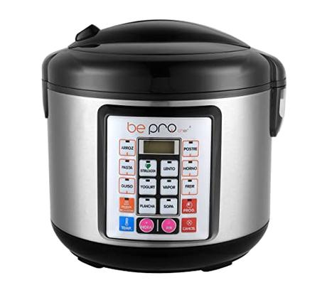 Robot Cocina Be Pro Chef Avant Olla Programable Premier Plus, Negro Y Acero