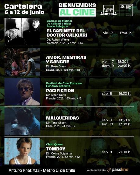 Descubre la Cartelera del Centro Arte Alameda del jueves 6 al miércoles 12 de Junio Screenshot