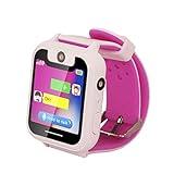 POLILI Kid Smart Watch Teléfono para niños Niñas Niños LBS Positioning Tracker Locator 1.54
