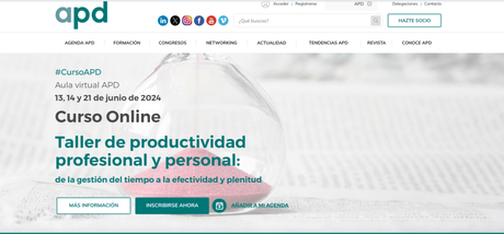 Curso on line de productividad en APD