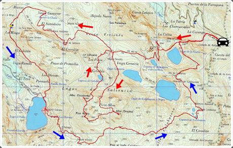 La Farrapona-Los Albos-Lago del Valle-Calabazosa