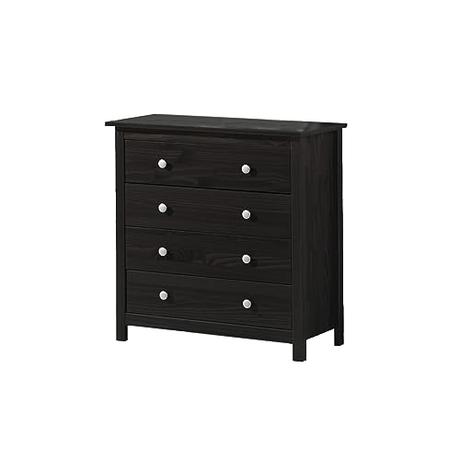 Cómoda Tabac, Madera de Pino Macizo, Serie Alme, Medidas: 78.5x75x35 cm, (AltoXAnchoXFondo) Robusta y Duradera. (Wengue)