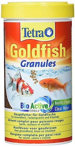 Tetra Goldfish Granules - Alimento granulado para carpines dorados y otros peces de agua fría, lata 500 ml