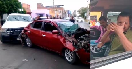 (Video) FGE investigará a ministeriales que chocaron bajo los efectos del alcohol en la avenida Himno Nacional