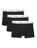 Calvin Klein Trunk 3pk 0000u2662g Boxer, Negro (Black), L (Pack de 3) para Hombre