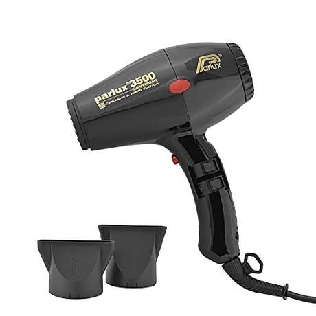 Parlux 3500 Supercompact - Secador de pelo profesional, color negro