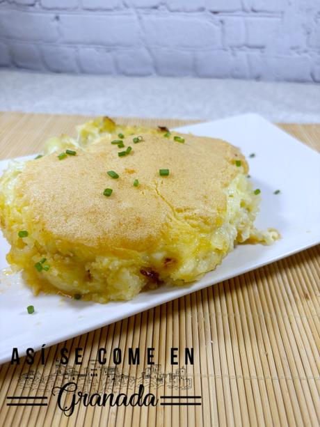 Patatas rellenas de soja texturizada con alioli