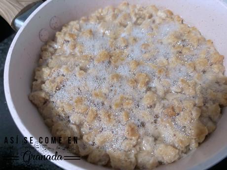 Patatas rellenas de soja texturizada con alioli