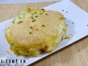 Patatas rellenas soja texturizada alioli