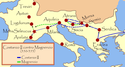 LA BATALLA DE MURSA(351). UNA INUTIL Y CRUEL CARNICERIA.