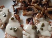 Solomillo cerdo champiñones salsa atun