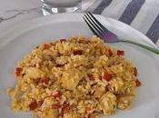 Arroz pechuga pollo adobada verduras