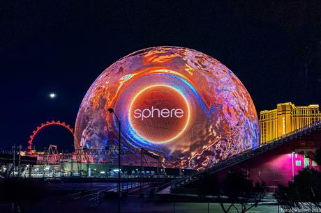 The Sphere, la esfera LED más grande del mundo ilumina los espectáculos de Las Vegas