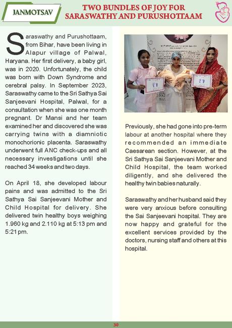 Sri Sathya Sai Sanjeevani May 2024 Edition