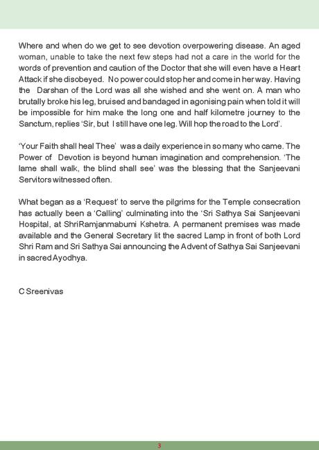 Sri Sathya Sai Sanjeevani May 2024 Edition