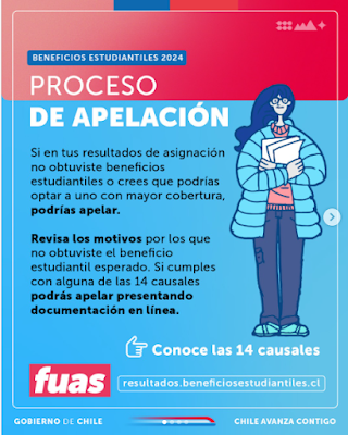 Proceso de Apelación Beneficios Estudiantiles (FUAS): 14 causales.