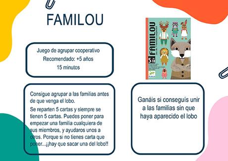 Listado de juegos de mesa a los que jugamos la familia Disfruti