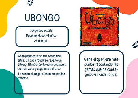 Listado de juegos de mesa a los que jugamos la familia Disfruti