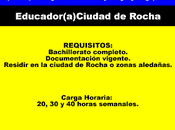 Educador(a)Ciudad Rocha
