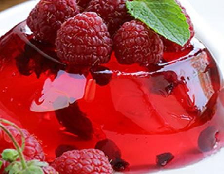 Gelatina de frambuesa