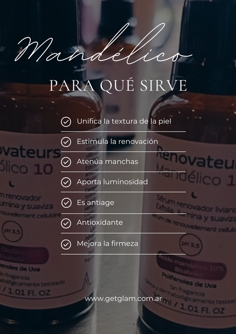 Renovateurs Cepage mandélico 10 Ácido mandélico para que sirve como se usa Cepage The ordinary piel sensible precio argentina