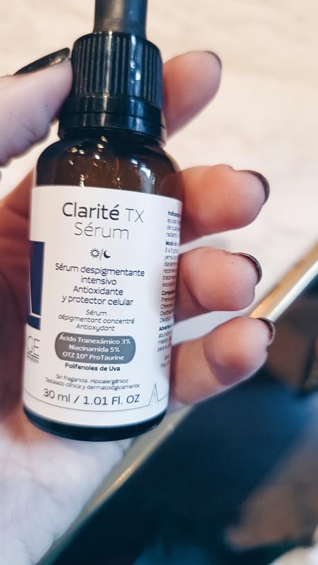 Suero Cepage Clarité TX acido tranexamico para que sirve piel manchas the ordinary lentigos melasma mancha bozo